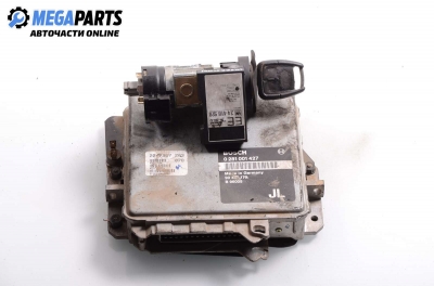 ECU incl. ignition key and immobilizer for Opel Omega B 2.5 V6 TD, 130 hp, sedan, 2001 № Bosch 0 281 001 427